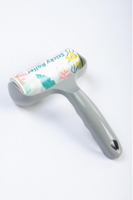 Щітка-ролик для одягу, 10 см, 30 шарів паперу, пластикова ручка, Sticky roller